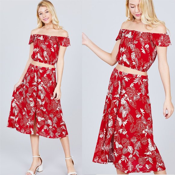 2 piece set -red - Picture 2 of 7